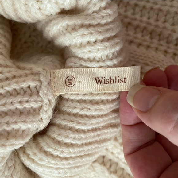 Wishlist turtleneck wool blend knit sweater - Picture 3 of 8